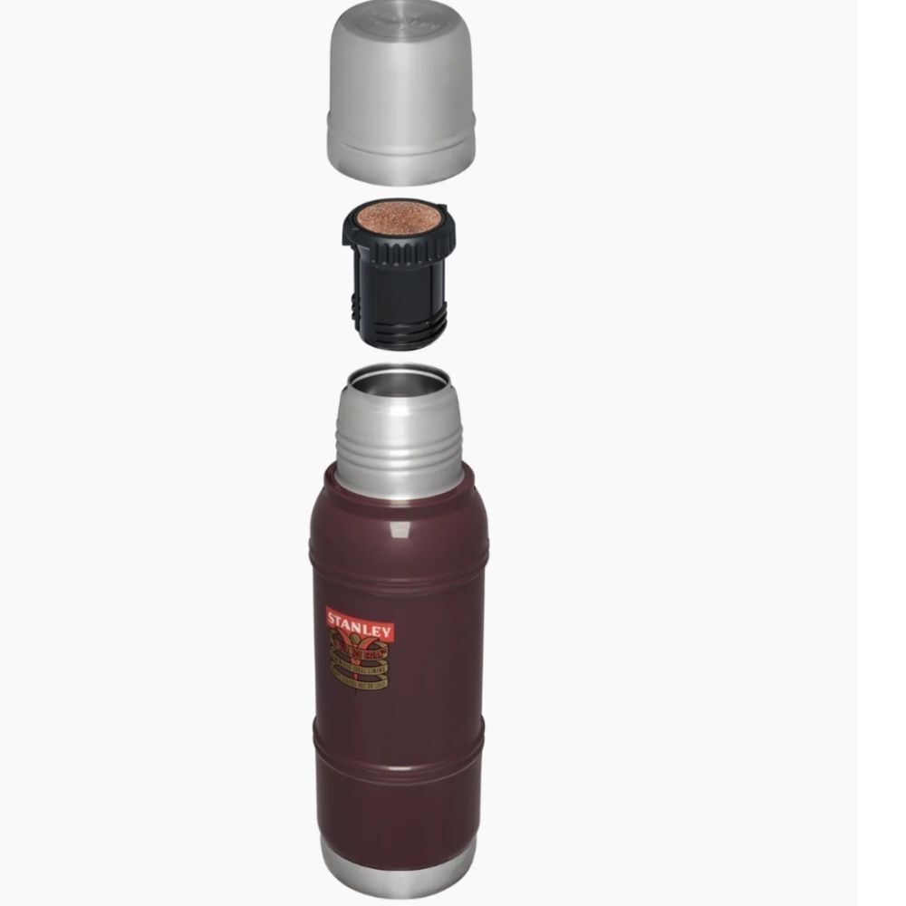 Stanley Milestone Thermal Bottle 1.1 QT.- 1940 Garnet Gloss - Picture 4 of 12